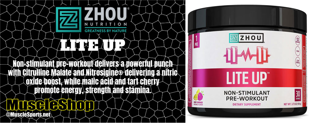 Zhou Nutrition Lite Up Header