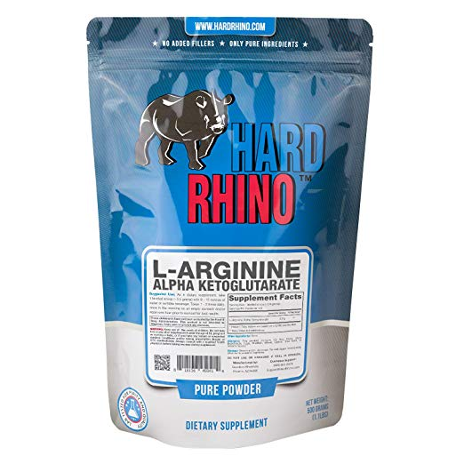 Hard Rhino L-Arginine Alpha Ketoglutarate (AAKG) Powder